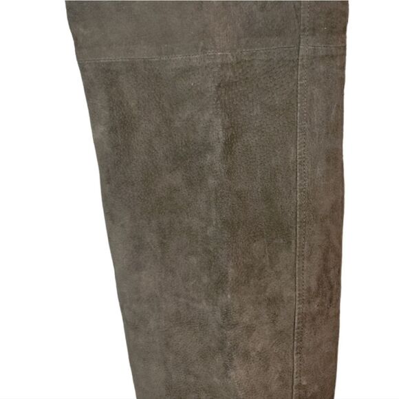NWT Vintage Brown Leather High Rise Pants Trousera Lined 8P - Picture 4 of 16